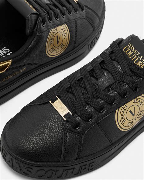 versace jeans couture court 88 v-emblem sneakers|Versace Jeans Couture Court 88 logo.